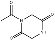 2,5-Piperazinedione,1-acetyl-(6CI,9CI) 结构式