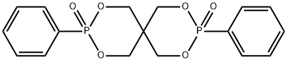 2,2'-Diphenyl-5,5'-spirobi[1,3,2-dioxaphosphorinane]2,2'-dioxide 结构式