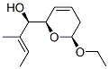 2H-Pyran-2-methanol,6-ethoxy-5,6-dihydro-alpha-[(1E)-1-methyl-1-propenyl]-,(alphaR,2R,6S)-(9CI) 结构式