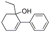 2-Cyclohexen-1-ol,1-ethyl-2-phenyl-,(-)-(9CI) 结构式