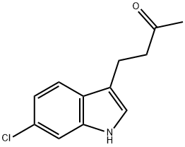 2-BUTANONE,4-(6-CHLORO-1H-INDOL-3-YL)- 结构式