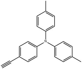(4-Ethynylphenyl)-di-p-tolylamine 结构式