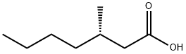 (S)-3-甲基庚酸 结构式