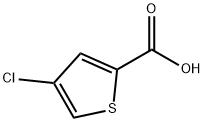 4-氯噻吩-2-甲酸 结构式