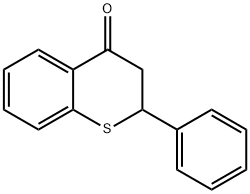 2,3-Dihydro-2-phenyl-4H-1-benzothiopyran-4-one 结构式