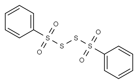 二(苯基磺酰基)二硫醚 结构式