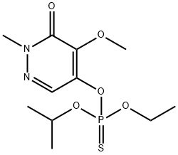 pyridathion 结构式