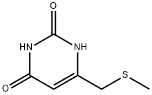 6-((甲硫基)甲基)嘧啶-2,4(1H,3H)-二酮 结构式