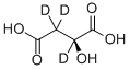 (S)-苹果酸-2,3,3-[D3] 结构式