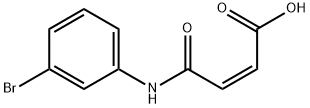 N-(3-溴苯基)马来酰胺酸 结构式