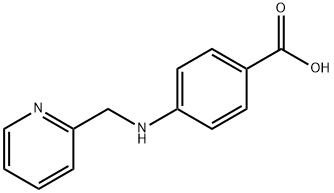 4-((2-pyridinylmethyl)amino)benzoic acid 结构式