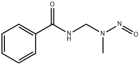 N-[(N-亚硝基甲氨基)甲基]苯甲酰胺 结构式