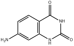 7-氨基喹唑啉-2,4-二酮 结构式