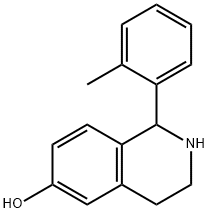 6-Isoquinolinol,1,2,3,4-tetrahydro-1-(2-methylphenyl)-(9CI) 结构式