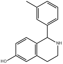 6-Isoquinolinol,1,2,3,4-tetrahydro-1-(3-methylphenyl)-(9CI) 结构式