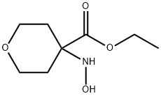 2H-Pyran-4-carboxylicacid,tetrahydro-4-(hydroxyamino)-,ethylester(9CI) 结构式