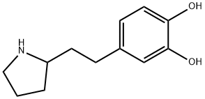 1,2-Benzenediol, 4-[2-(2-pyrrolidinyl)ethyl]- (9CI) 结构式