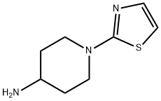 1-(噻唑-2-基)哌啶-4-胺 结构式