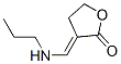 2(3H)-Furanone, dihydro-3-[(propylamino)methylene]-, (3E)- (9CI) 结构式