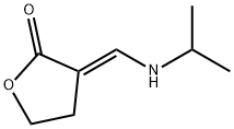 2(3H)-Furanone, dihydro-3-[[(1-methylethyl)amino]methylene]-, (3E)- (9CI) 结构式