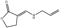 2(3H)-Furanone, dihydro-3-[(2-propenylamino)methylene]-, (3E)- (9CI) 结构式