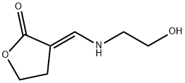 2(3H)-Furanone, dihydro-3-[[(2-hydroxyethyl)amino]methylene]-, (3E)- (9CI) 结构式