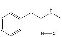N-甲基-Β-甲基苯乙胺 结构式