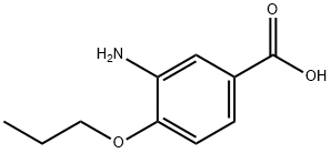 4-丙氧基-3-氨基苯甲酸 结构式