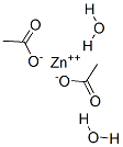 乙酸锌二水合物 结构式