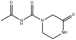 1-Piperazinecarboxamide,N-acetyl-3-oxo-(9CI) 结构式