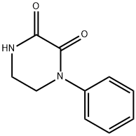 1-Phenylpiperazine-2,3-dione 结构式