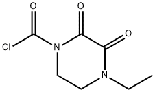 N-乙基-2,3-二氧代哌嗪基甲酰氯 结构式