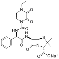 哌拉西林钠 结构式