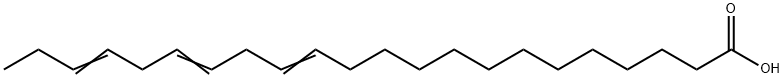 13,16,19-docosatrienoic acid 结构式