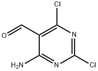 4-氨基-2,6-二氯嘧啶-5-甲醛 结构式