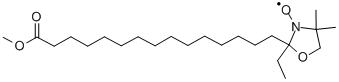 甲基 16-DOXYL,硬脂酸 结构式