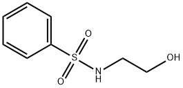 N-(2-hydroxyethyl)benzenesulfonamide 结构式