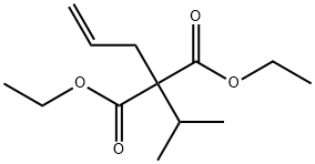 烯丙基异丙基丙二酸二乙酯 结构式