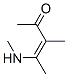 3-Penten-2-one, 3-methyl-4-(methylamino)- (9CI) 结构式