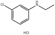 3-CHLORO-N-ETHYLBENZENAMINE HYDROCHLORIDE 结构式