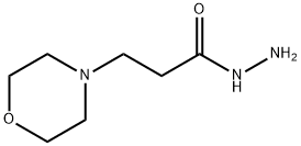 3-N-吗啉基丙烷肼 结构式