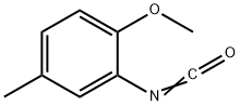 2-甲氧基-5-甲基苯基异氰酸酯 结构式