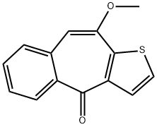 10-甲氧基-4H-苯并[4,5]环庚三烯并[1,2-b]噻吩-4-酮 结构式