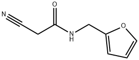 2-氰基-N-(呋喃-2-基甲基)乙酰胺 结构式