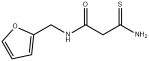 3-AMINO-N-(2-FURYLMETHYL)-3-THIOXOPROPANAMIDE 结构式