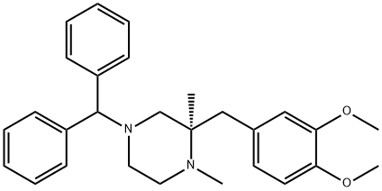 苯地利嗪 结构式