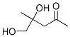 2-Pentanone, 4,5-dihydroxy-4-methyl- (9CI) 结构式