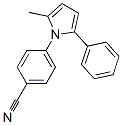 Benzonitrile, 4-(2-methyl-5-phenyl-1H-pyrrol-1-yl)- (9CI) 结构式