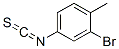 Benzene, 2-bromo-4-isothiocyanato-1-methyl- (9CI) 结构式