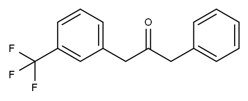 1-苯基-3-(3-三氟甲基苯基)-2-丙酮 结构式